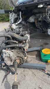 Photo de galerie - Remplacement moteur Ford transit custom 2.2  à domicile 