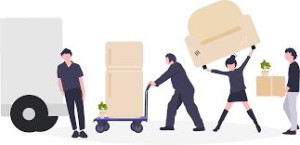 Photo de galerie - Déménageur très prudent équipe sérieux 
