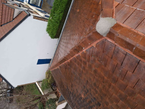 Photo de galerie - Changement de closoir plus rajout de coupe de tuiles plus petit démoussage