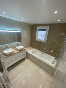 Photo de galerie - Rénovation d'une salle de bains 