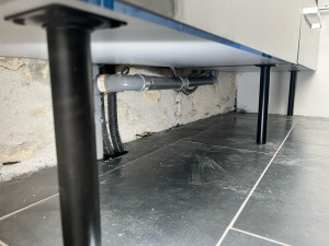 Photo de galerie - Remplacement et réparation d’une évacuation d’eau de deux vasques 