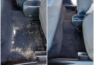 Photo de galerie - Lavage intérieur avant/après