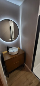 Photo de galerie - Réalisation d'une salle de bain de A à Z.