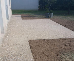 Photo de galerie - Terrasse béton désactivé 