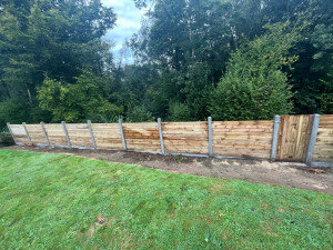 Photo de galerie - Pose clôture 