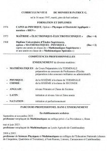 Photo de galerie - Cours de maths