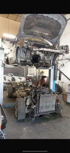 Photo de galerie - Changement d’un moteur sur ce Range Rover