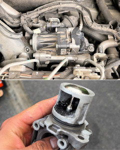 Photo de galerie - Dépose/repose et nettoyage vanne EGR 1.6HDi ✅