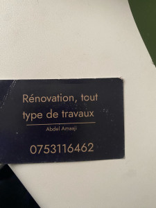 Photo de galerie - Je suis disponible pour votre travaux 