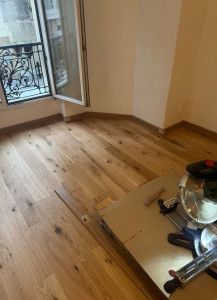 Photo de galerie - Pose de parquet - Revêtement de sol