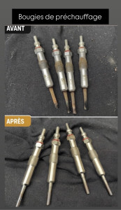 Photo de galerie - Bougies de préchauffage 