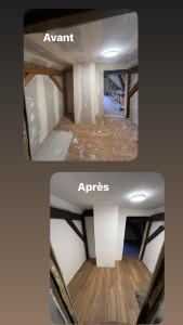 Photo de galerie - Pose de Placo plus peinture