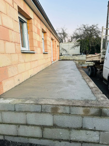 Photo de galerie - Montage d’une terrasse en Agglo, plus dalles, talocher