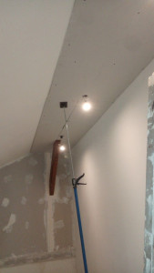 Photo de galerie - Murs , rampants et faux plafond 