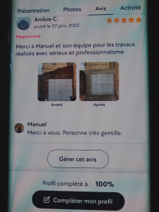 Photo de galerie - Avis de la cliente