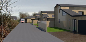 Photo de galerie - Conception d'un ensemble de logements avec carport à châteauneuf d'ille-et-vilaine.