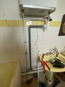 Photo de galerie - Installation chauffe eau électrique 
