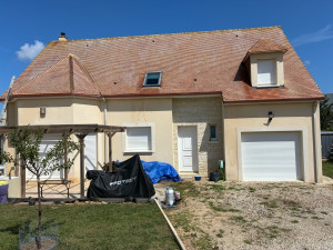 Photo de galerie - Toiture, traitement terminée, nettoyant, anti mousse