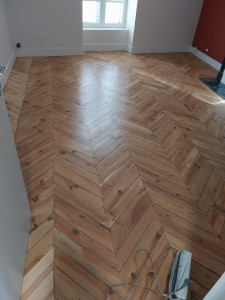 Photo de galerie - Pose de parquet - Revêtement de sol