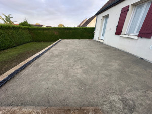 Photo de galerie - Préparation pour un pavage 