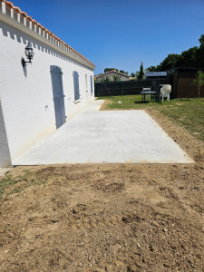 Photo de galerie - Terrasse beton extérieure 26m2