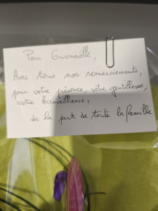 Photo de galerie - Accompagner de son joli mot...