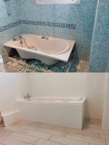 Photo de galerie - Rénovation complète d'une salle de bain