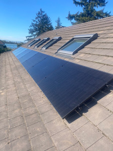 Photo de galerie - Pose de panneaux solaires 