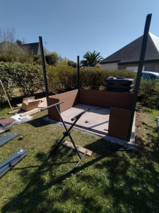 Photo de galerie - Montage abri de jardin 