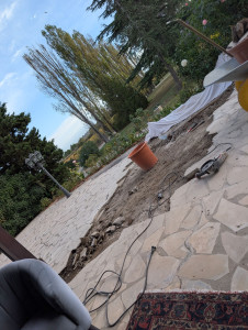 Photo de galerie - Coulage de dalle pour tout mettre à niveau