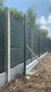 Photo de galerie - Pose de clôture 