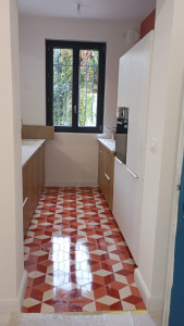 Photo de galerie - Nettoyage fin de chantiet depoussierage et lustrage du sol 