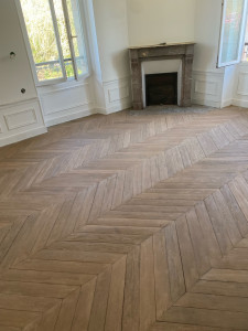 Photo de galerie - Pose de parquet - Revêtement de sol