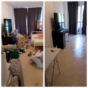 Photo de galerie - Désencombrement des encombrants et Nettoyage désinfection d'un appartement 