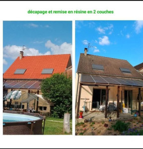 Photo de galerie - Peinture toiture 