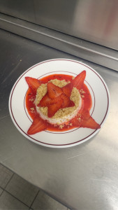 Photo de galerie - Crumble revisité fraise 