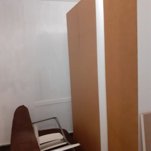 Photo de galerie - Peinture armoire et mur avant