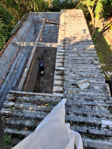 Photo de galerie - Desamiantage de garage 