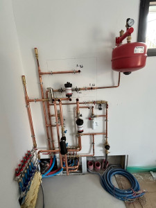 Photo de galerie - Réseaux en cuivre sertie pour Pompe à chaleur monobloc