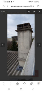 Photo de galerie - Réparation de cheminée 