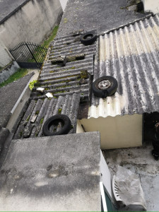 Photo de galerie - Remplacement toit garage bac acier