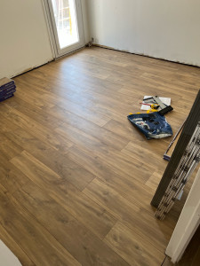 Photo de galerie - Pose de parquet