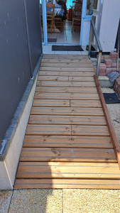 Photo de galerie - Rampe bois 