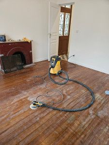 Photo de galerie - Ponçage parquet 