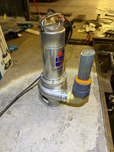 Photo de galerie - Installation de pompe de relevage 