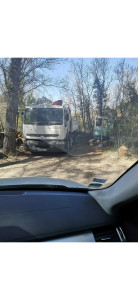 Photo de galerie - Transports marchandise, camion grue benne 