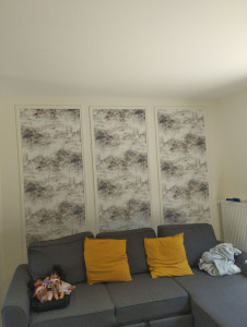 Photo de galerie - Pose papier peint 