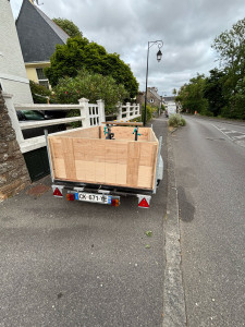 Photo de galerie - Fabrication d’une remorque 