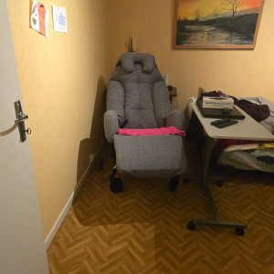 Photo de galerie - Mise en place fauteuil électrique 