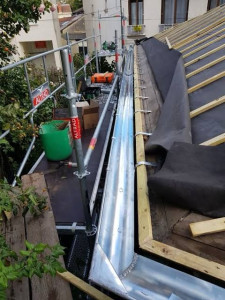 Photo de galerie - Gouttière en zinc